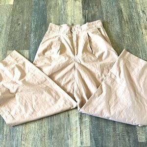 High Waisted Wide Leg Dress Pants Size Large